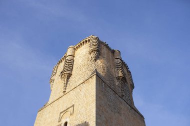 Etkileyici Belalcazar Kalesi, ile en yüksek tutmak kule, İber Yarımadası, Cordoba, İspanya
