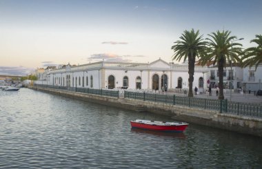 Tavira, Portugal - October 14th, 2018: Tavira Old Market or Mercado da Ribeira, Algarve, Portugal
