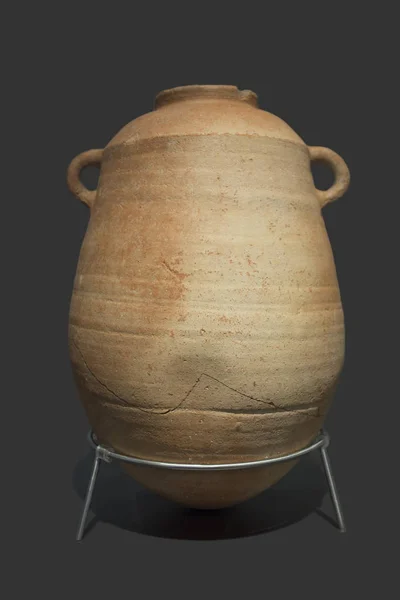 Málaga Espanha Setembro 2018 Ancient Phoenician Anphora Clay Málaga Museum — Fotografia de Stock