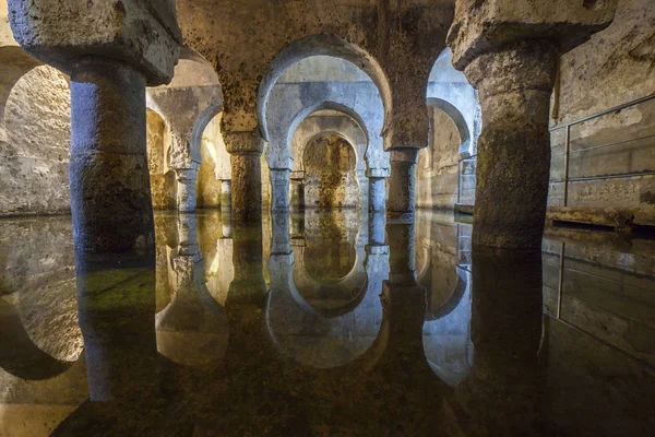 Caceres Španělsko 2018 Listopad Maurská Cisterna Caceres Tato Budova Byla — Stock fotografie