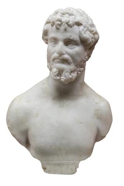 Merida Spain December 20Th 2017 Little Bust Septimius Severus Ancient — Stock Photo, Image