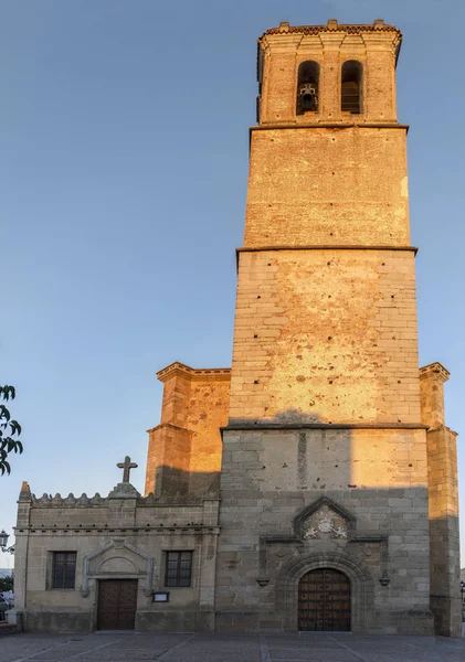 Parish Kilisesi San Pedro Apostol Montijo Badajoz Spanya Kırsal Hedefte — Stok fotoğraf