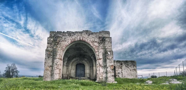 San Gregorio Hermitage Kilisede Montijo Sınırı Badajoz Spanya Kırsal Hedefte — Stok fotoğraf