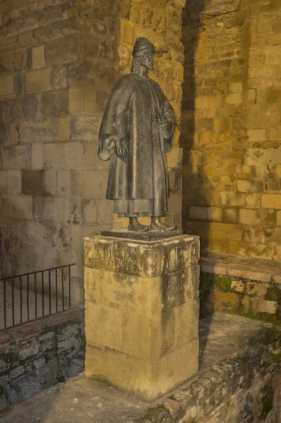 Córdoba Espanha Dezembro 2018 Escultura Aben Hazan Famoso Escritor Andalus — Fotografia de Stock