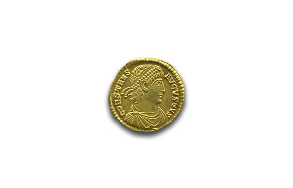Costanti Moneta dell'Imperatore Romano — Foto Stock
