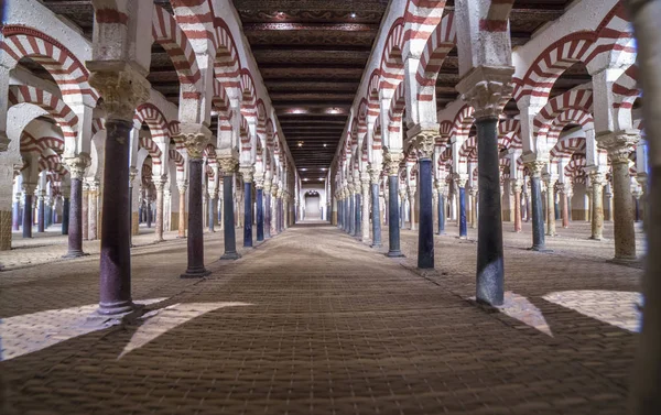 Grande modello in scala Moschea di Cordoba all'interno — Foto Stock