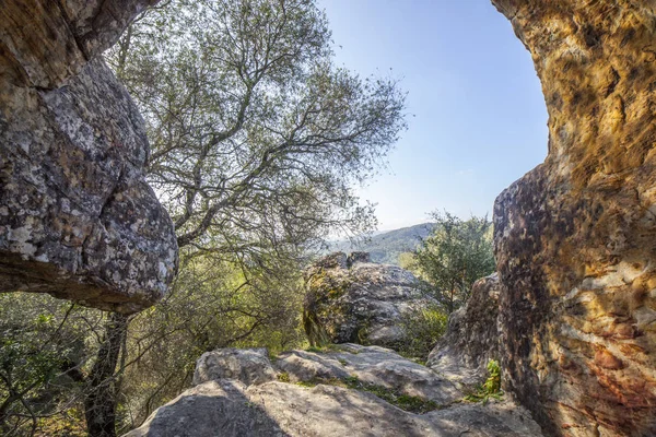 Baños Reina Mora en la Reserva Natural Los Alcornocales, Cádiz, Spai — Foto de Stock
