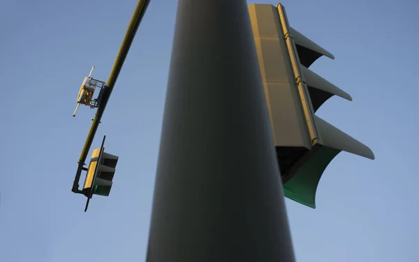 Funkgerät zur Steuerung von Ampeln — Stockfoto