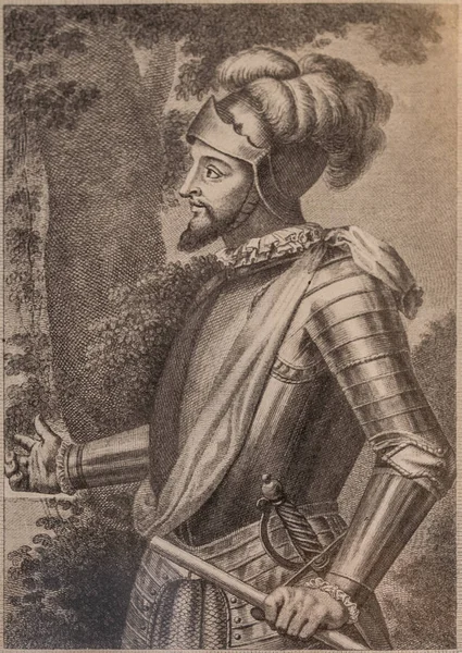 Retrato de Núñez de Balboa — Foto de Stock