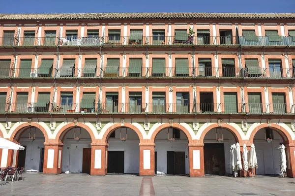 Praça Corredera do século XVII, Córdoba, Espanha — Fotografia de Stock