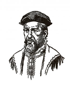 Martin Alonso Pinzon Portre, İspanyol gemi yapımcısı ve kaşif
