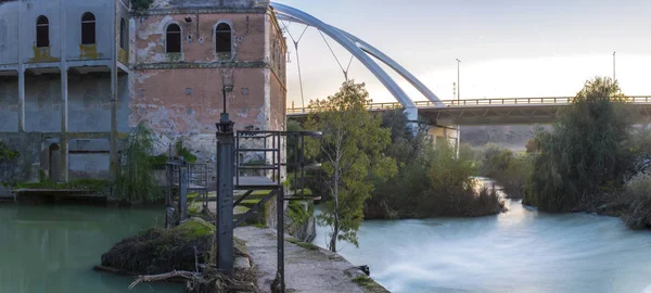 Eski Casillas watermil eski hidroelektrik santrali, Cordoba — Stok fotoğraf