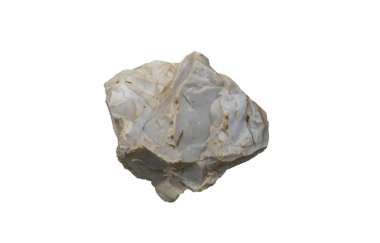 Silex parçası, prehist litik sanayi için kullanılan hammadde