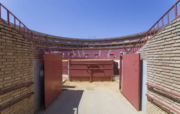Los Califas Bullring Cordoba, Spain. Cuadrillas gate — Stock Photo, Image