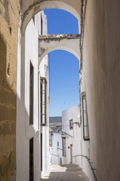 Biała wieś Arcos de la Frontera, Kadyks, Andaluzja, Hiszpania — Zdjęcie stockowe