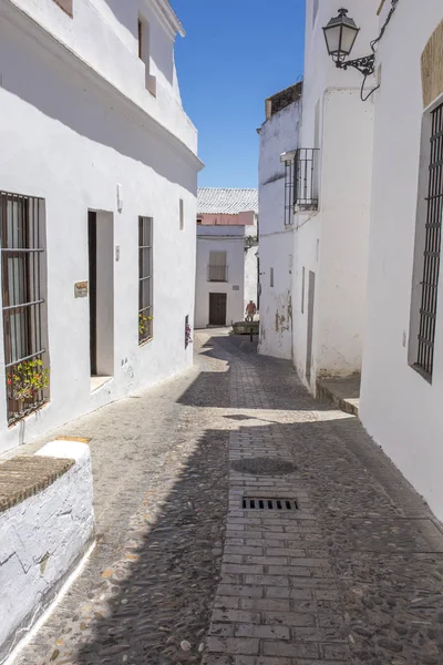 Белая деревня Аркос-де-ла-Фронтера, Кадис, Андалусия, Испания — стоковое фото