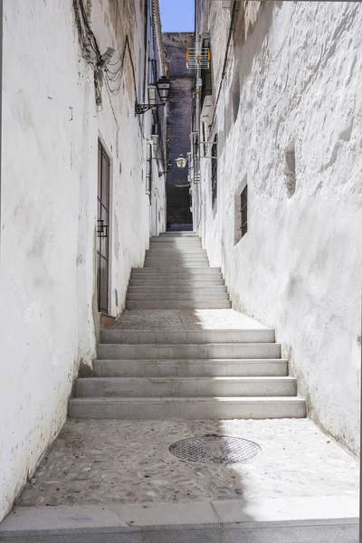 Bílá vesnice Arcos de la Frontera, Cádiz, Andalusie, Španělsko — Stock fotografie