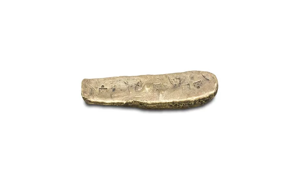Gold ingot from Spanish America Colonies, 1600 — Stock Photo, Image