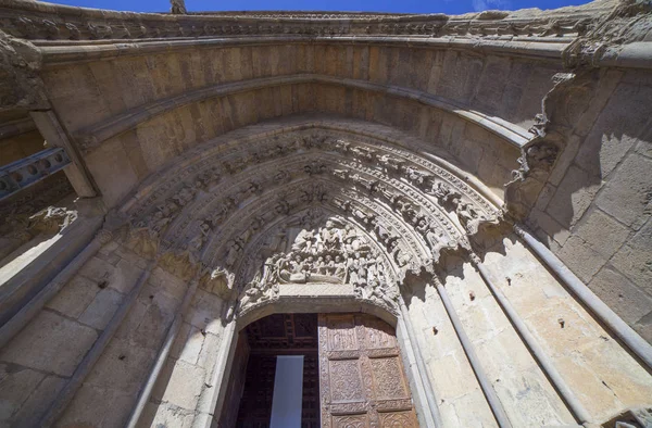 Фінальна сцена судового рішення в Леон кафедральний собор, Іспанія — стокове фото