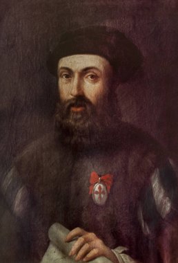 Ferdinand Magellan portrait clipart