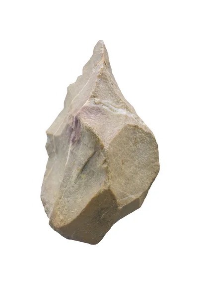 Badajoz Spain July 17Th 2019 Trihedral Guadiana Basin Acheulean Stone — Stock Photo, Image