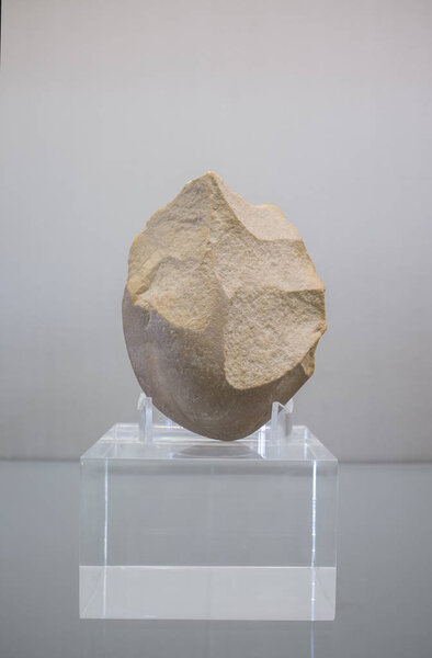 Lower paleolithic biface. Isolated