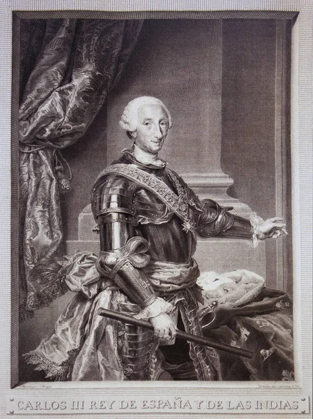 Charles III of Spain. Portrait — Stock Photo, Image