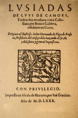 Os Lusiadas Luis de Camoes tarafından yazıldı