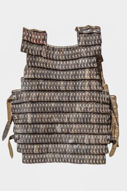 Lamellar armour used by moorish army during Reconquest period clipart