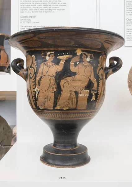 ギリシャの鐘クラテル, 4世紀 — ストック写真
