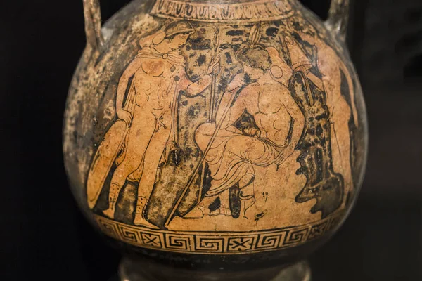 Pisello lucano attribuito al pittore di Creusa, 390 a.C. — Foto Stock