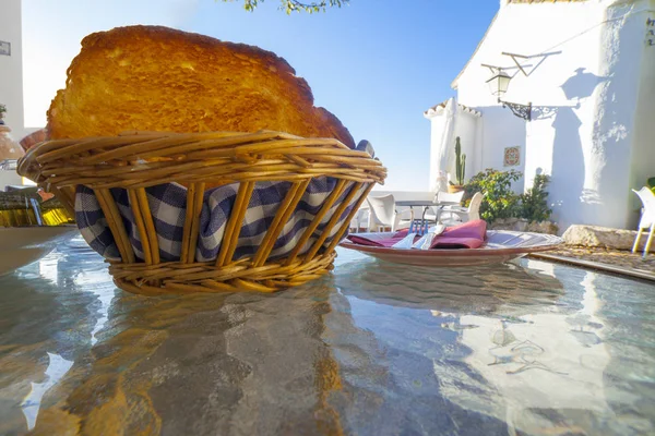 Pequeno-almoço do distrito de Axarquia, Málaga, Andaluzia, Espanha — Fotografia de Stock