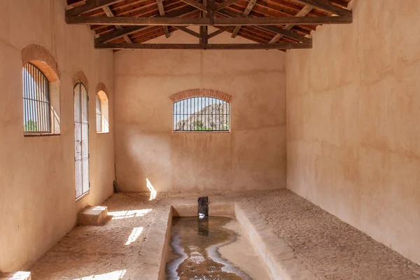 Roofed Hand Laundry Building Hornachos Spain Infrastructure Built Los Moros — Stock Photo, Image