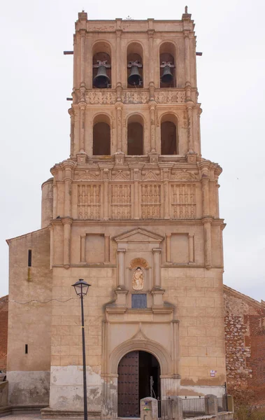 Fasada Kościoła Purisima Concepcion Hornachos Extremadura Hiszpania — Zdjęcie stockowe