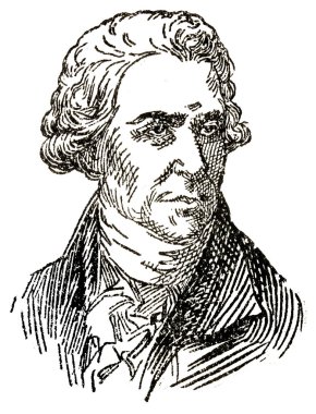 Frederick William Herschel 'in portresi, Alman doğumlu astronom ve besteci. 1954 'te Autodidactica Dalmau' da çiz