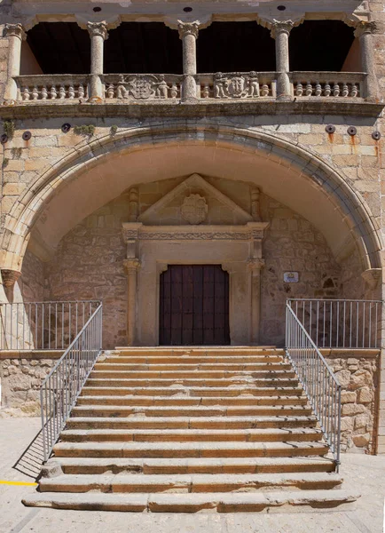 Juan Pizarro Orellana Palace Trujillo Fabmadura Spain — стоковое фото