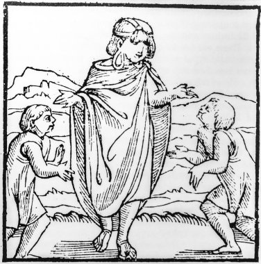 İnka imparatoru. Cieza de Leon Primera parte de la chronica del Peru 'da oyma, Sevilla, 1553. Cumhuriyetçi Amerika Müzesi, Madrid, İspanya