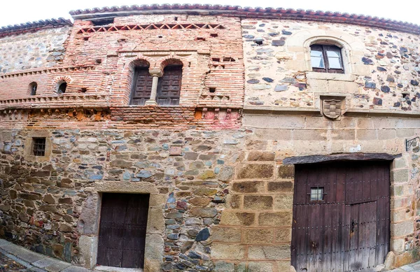 Mudejar House Caceres Ισπανία Κτίριο Από Τον 14Ο Αιώνα Όμορφο — Φωτογραφία Αρχείου