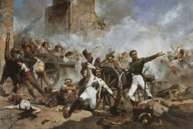 2 Mayıs 1808. Pedro Velarde son savunmasını yapıyor. 1884 'te Joaquin Sorolla y Bastida tarafından yapıldı. Prado Müzesi