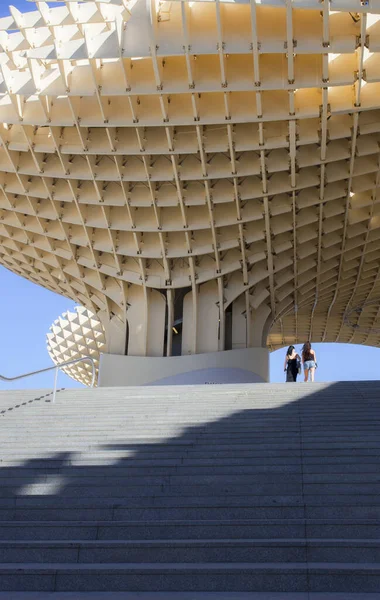 Espacio Metropol Parasol Setas Sevilla Plaza Encarnación Andalucía España —  Fotos de Stock