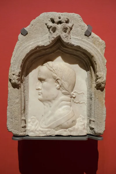 Barcelone Espagne Déc 2019 Galba Roman Emperor Portrait Sculpté Par — Photo