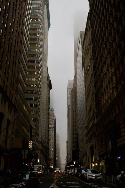 Mist in New York street