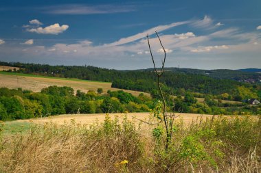 Yaz manzara ortasında Bohemia, Çek Cumhuriyeti