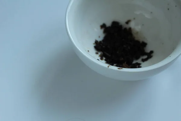 Kaffeereste Boden Der Tasse — Stockfoto