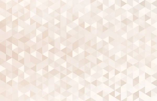 White pink beige bright mosaic triangles pattern. Pastel geometric background.