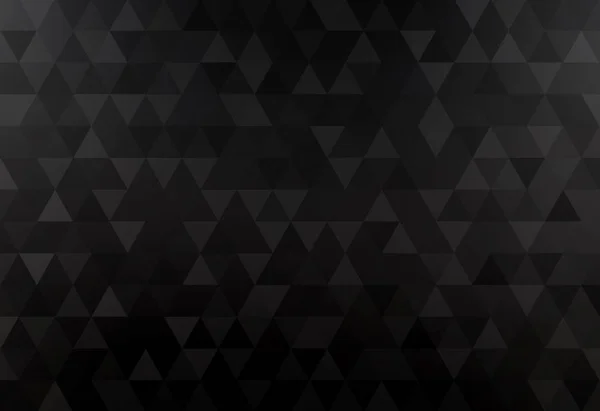 Black geometric triangles background. Simple mosaic pattern.