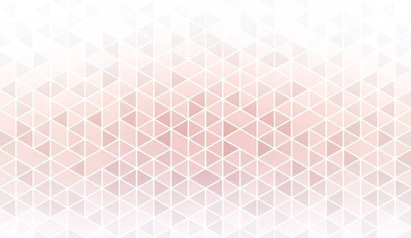 White pink geometric abstract background. Poligon triangles pattern.