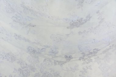 Bir bileşeni olarak gelin kıyafeti düğün töreni için kullanılan güzel nakış deseni.