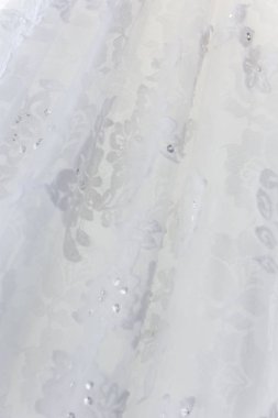 Bir bileşeni olarak gelin kıyafeti düğün töreni için kullanılan güzel nakış deseni.