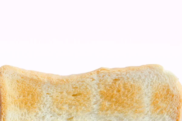 Textuur Detail Van Witte Geroosterd Brood Het Goudgeel Een Witte — Stockfoto